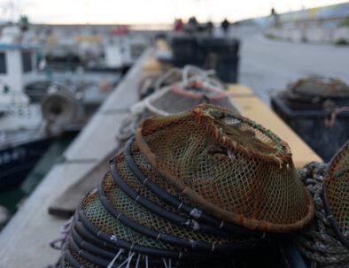 Fishing,Equipment,(buoys,,Nets,,Boats).,Shot,At,The,Civitanova,Marche